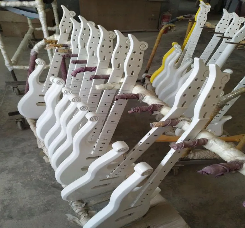 Scroll Scroll Horn Diamond Series Prince Cloud Electric Guitar Maple Body Neck Pickups White Symbom