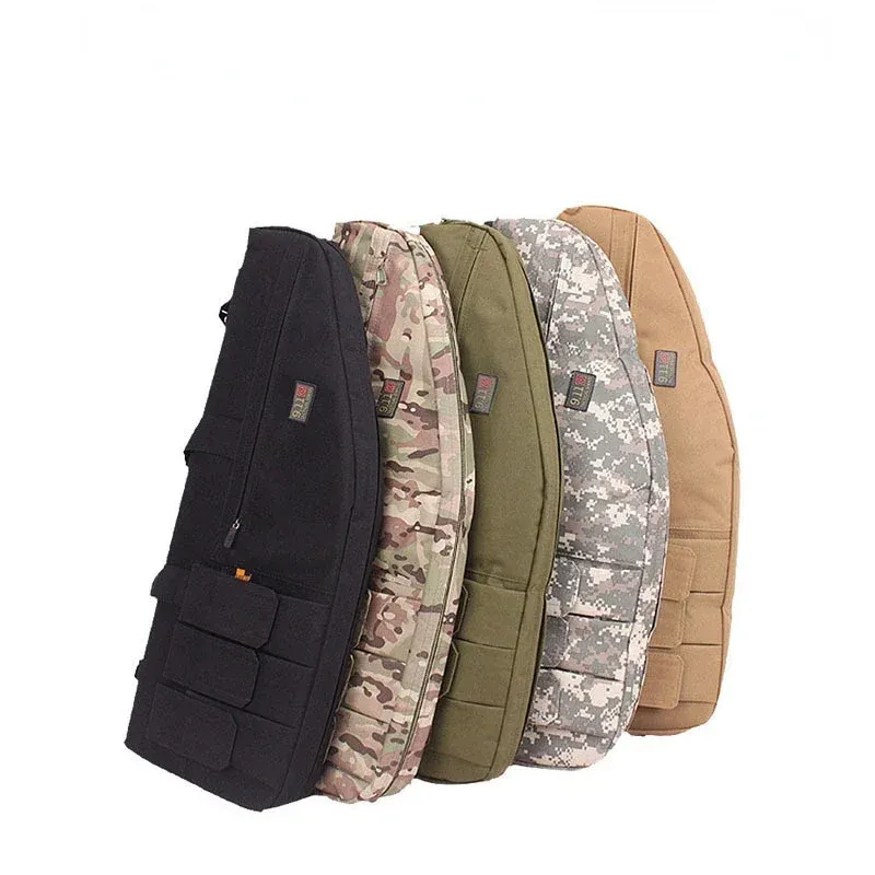 Packs 2024 High Quality Nylon Airsoft Rifle Case Tactical Gun Bag For Outdoor Military War Game Shooting Hunting Pouch Gun Accessories