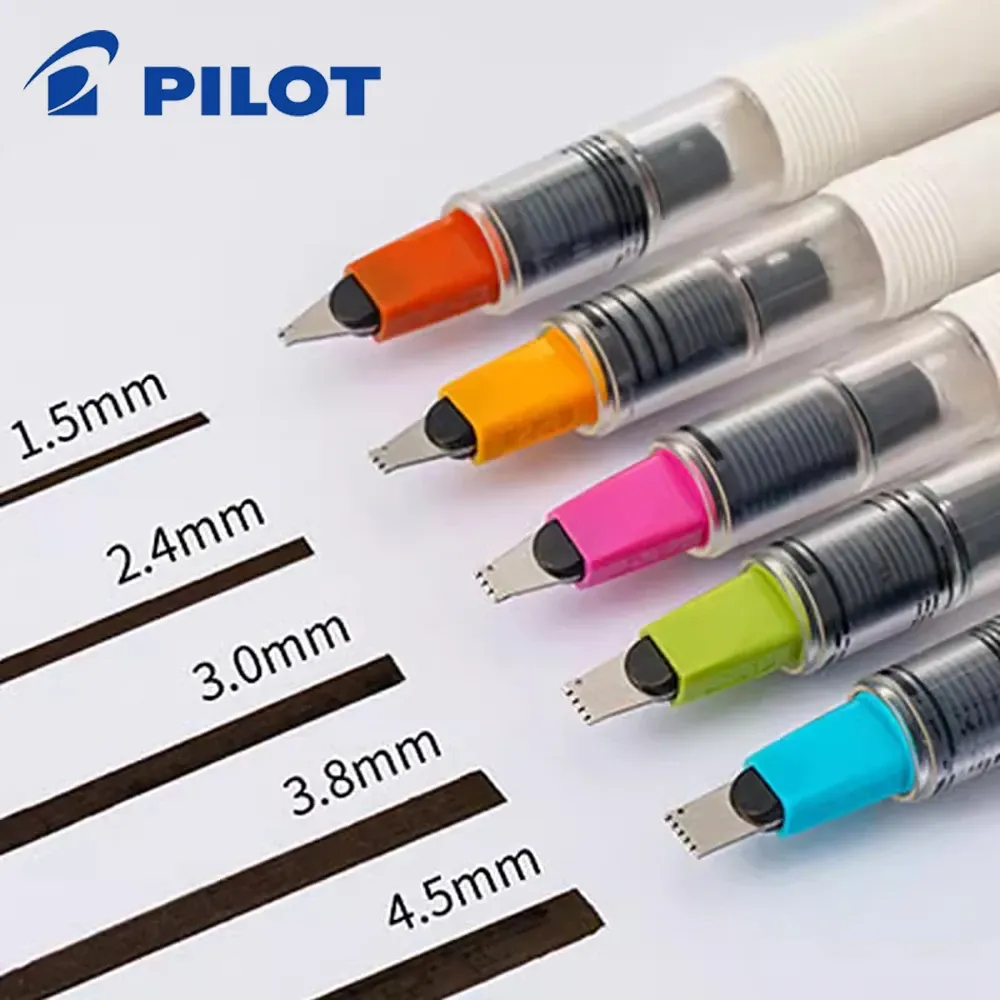 Pens Pilot Parallel Pen Fountain Pen FP3SS Special Font Writing Goethe Body Adult Artwork Duckbill Nib Cute School Art Stationery