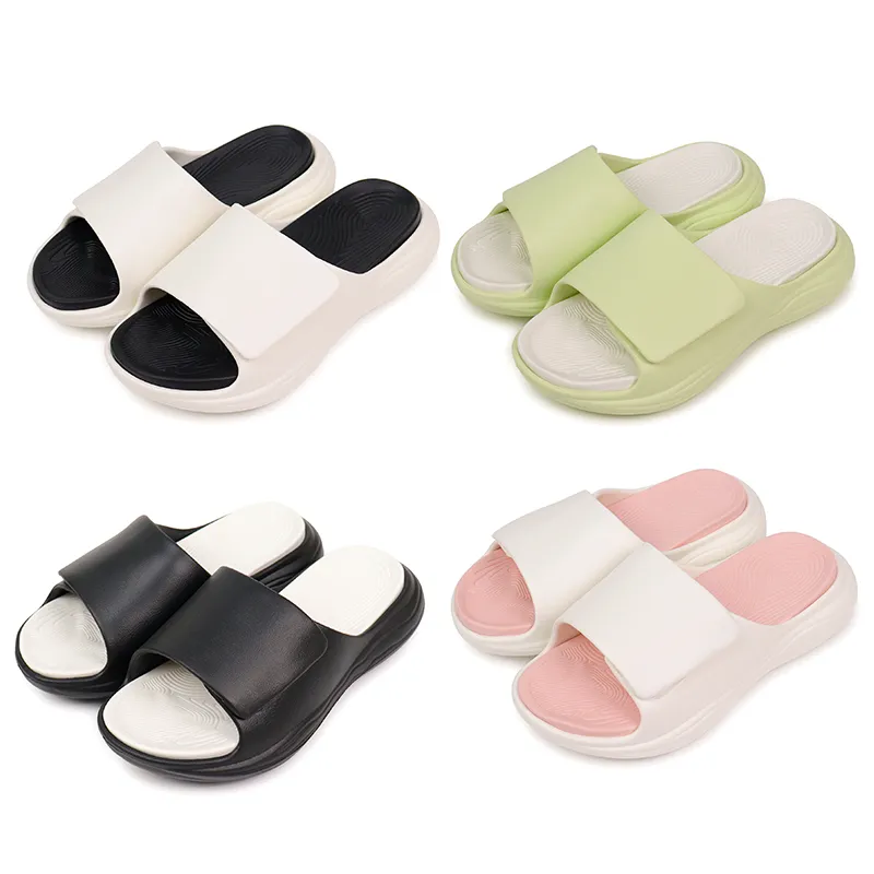 gratis verzending mode dames slippers dames designer sandalen heren buiten licht groen strand glijbanen beige gai indoor schuifglaasje sliders glijbanen schoenen zand