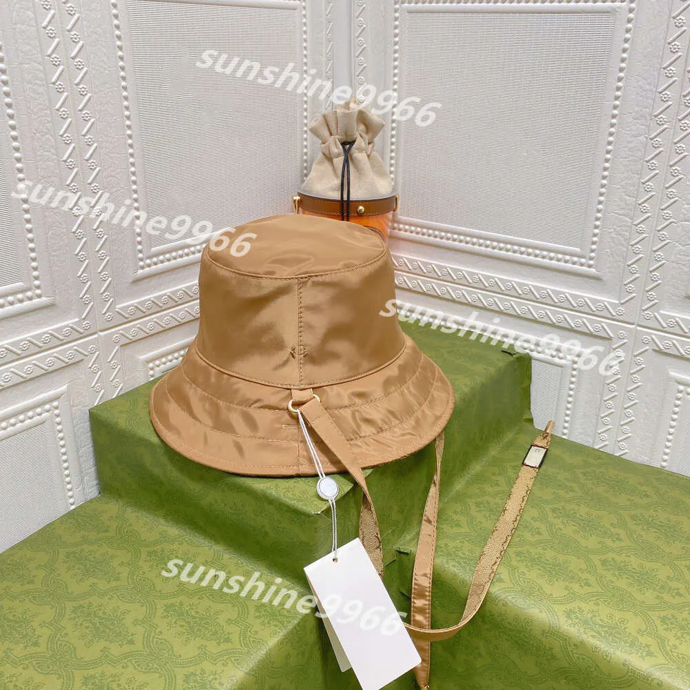 Designers Bucket Hat Fashion Classic Fisherman Hats kan bäras på båda sidor för män och kvinnor. Det är fantastiskt att matcha med krympband för skuggning mycket bra