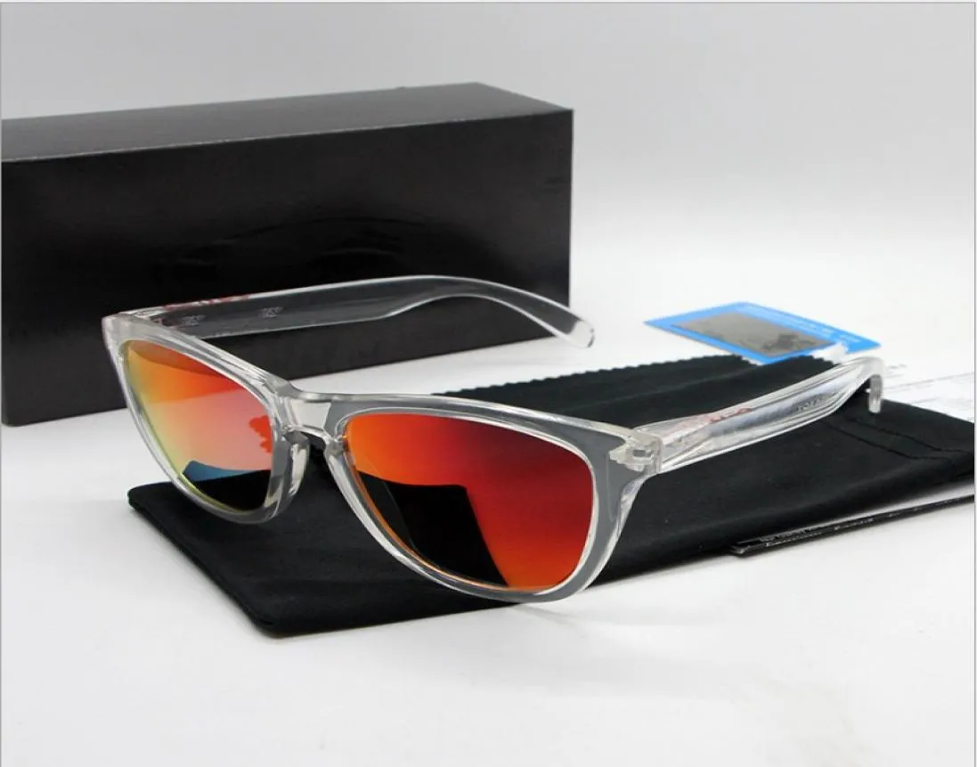 WolesUnglasse Nuovi occhiali da sole TR90 Frame polarizzato Lens Uv400 Frogskin Sports Sun Glasses Fashion Trend Eyecyses7211240