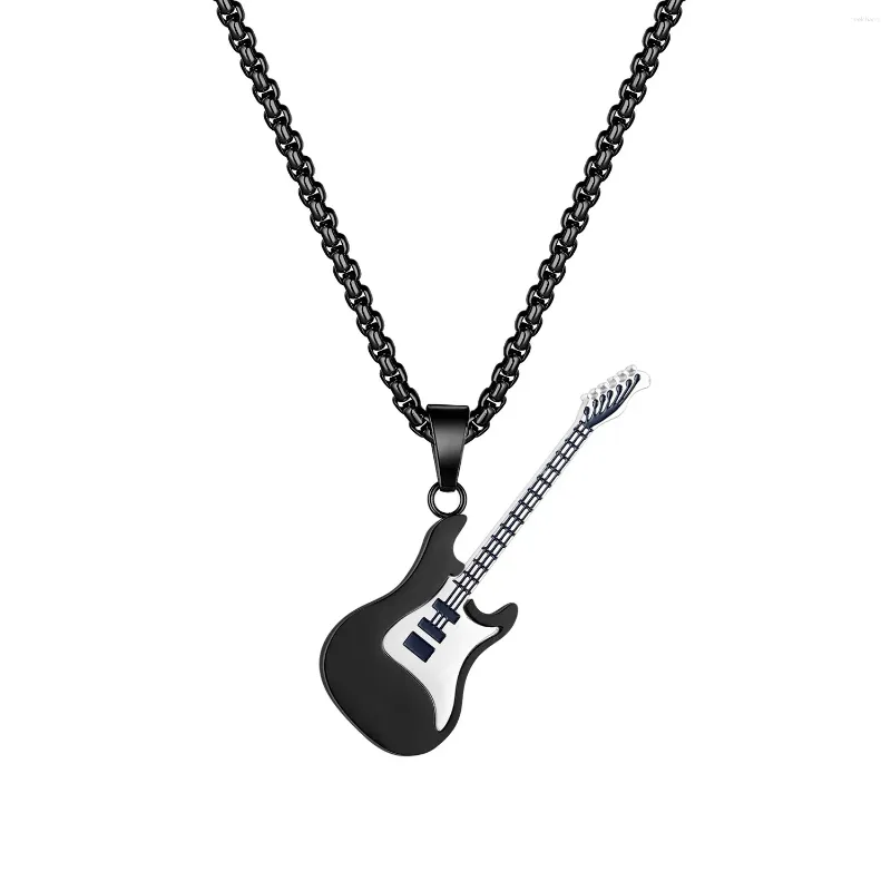 Colliers pendentifs Personnalités de guitare Hip-hop Europe States United Classic Titanium Steel