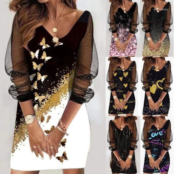 Robes décontractées plus sequins de taille paille