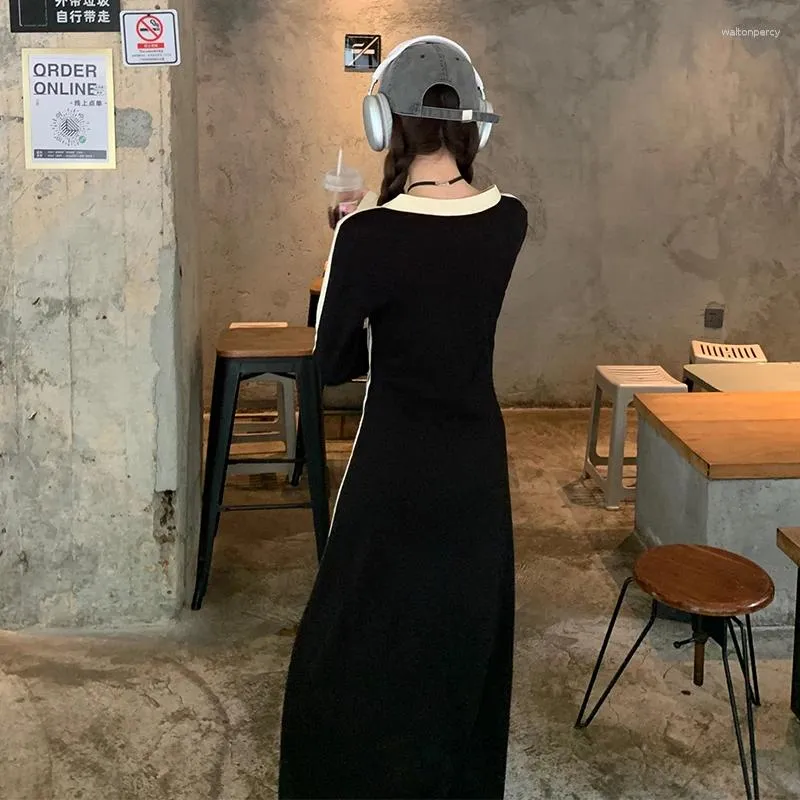 Casual Dresses Preppy Style Simple Maxi Elastic Dress... From Julia_dress,  $36.7 | DHgate.Com