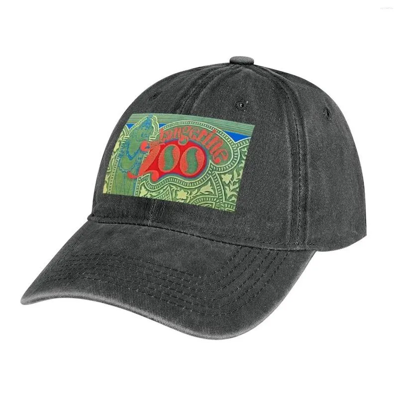 Berets The Tangerine Zoo 1968 Cowboy Hat Hat Hat Cap Man Snap Back Trucker Beach Women's 2024 Men's