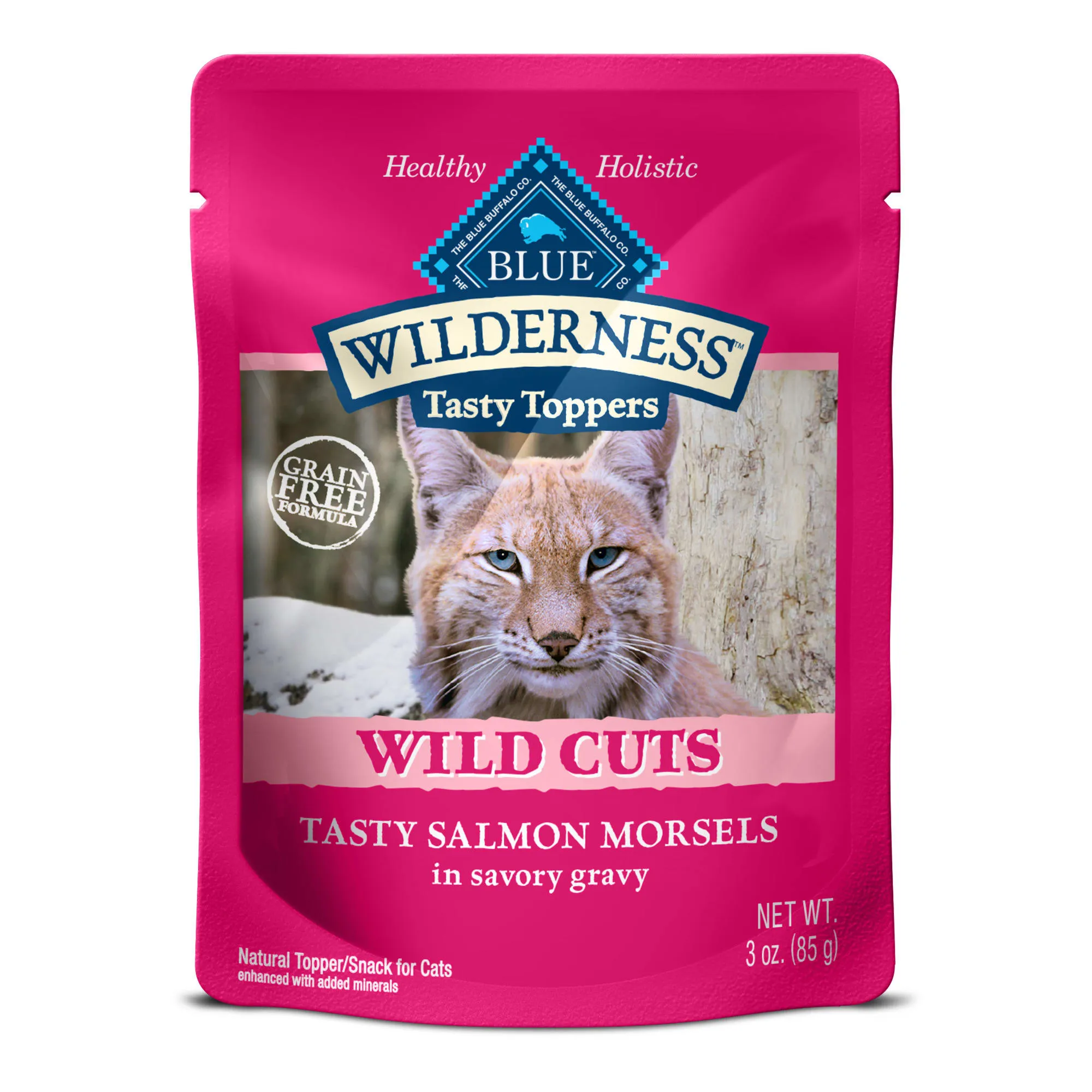 Wild Salmon Wet Cat Food Morsels Blue Wilderness Grain-Free