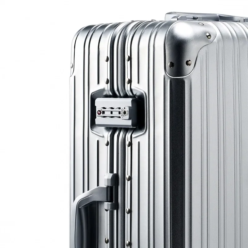 Luggage Aluminum magnesium alloy Suitcase, Luggage 20/24/26/29 in,universal wheel highend, travel bag wheels Trolley case all aluminum