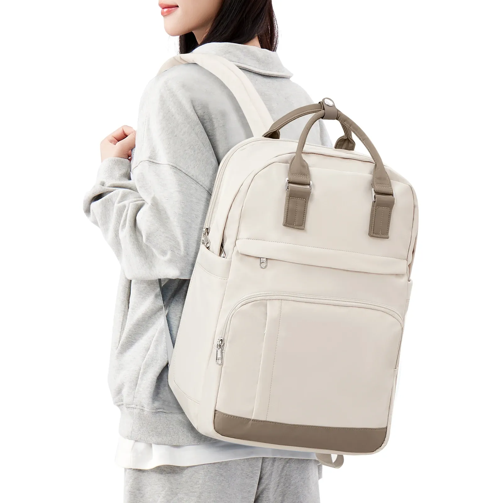 Zaino zaino da zaino da donna da donna casual backpack backpack resistenti all'acqua anti -furto college zaino zaino zaino per lavoro