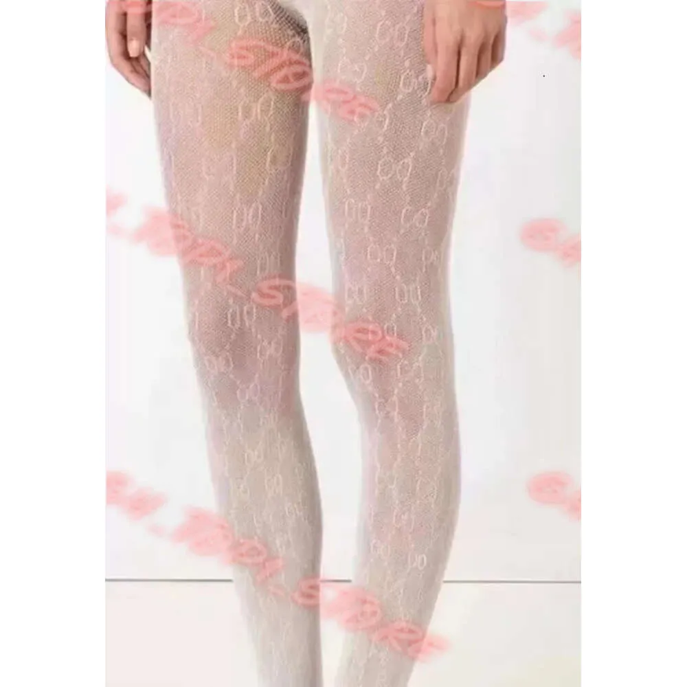 Womens Sexy Lace Stocking Fashion Letters Pattern Long Socks Classic Stockings Hot Hosiery Women's Leggings Tights Letter Print Underwear 307