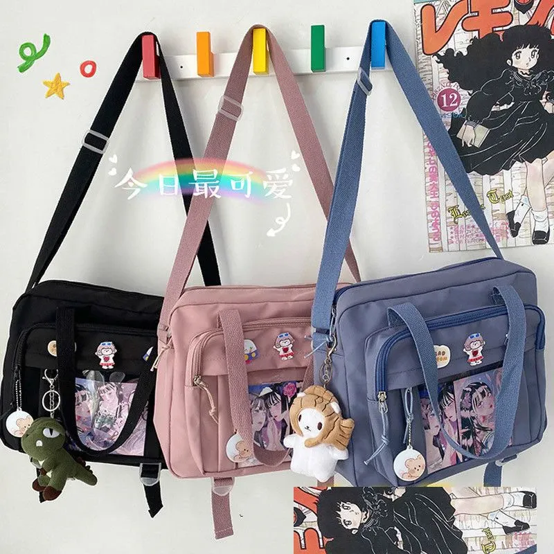 Sacs Japanese High School Girls JK sac transparent sac à main