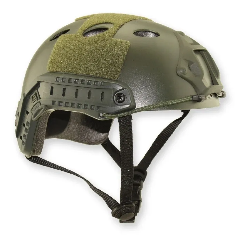 2024 Casque tactique de type PJ Fast Pan AirSoft Paintball Shooting Wargame Casques de la tête de combat de l'Armée militaire - Pour le casque tactique