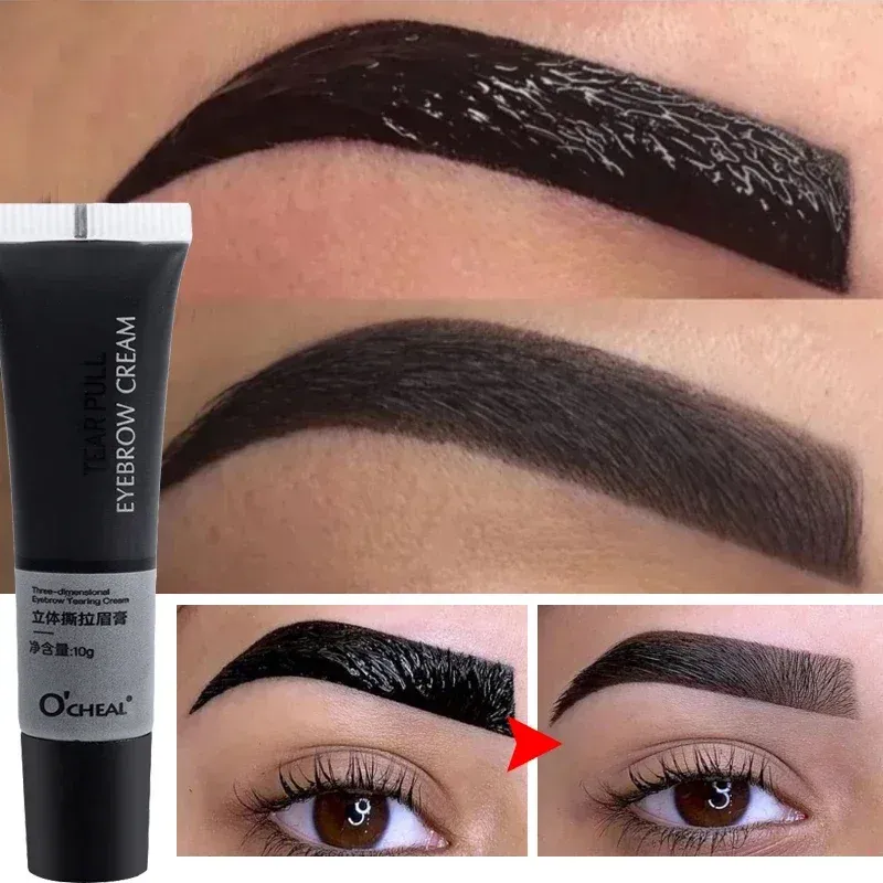 Amplaceurs durables gel de sourcils de déchirure de la teinture naturelle coloriage de la crème étanche émouvante