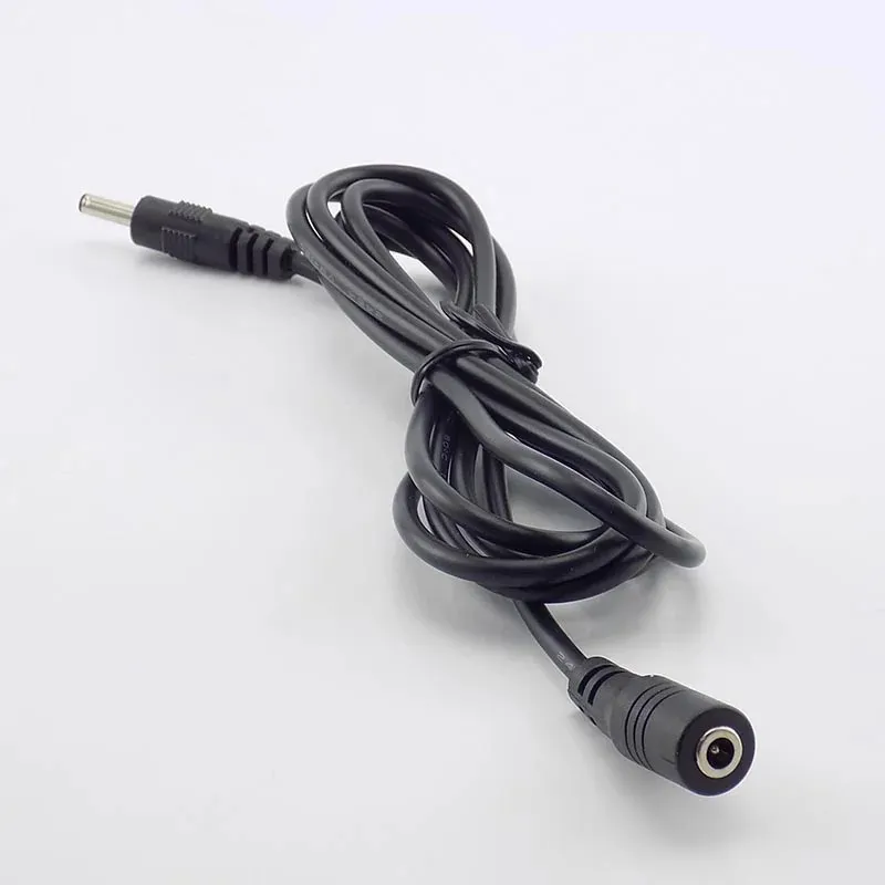 1x CCTV DC Power 5.5mm x 2.1mm Male To Dual Female Jack