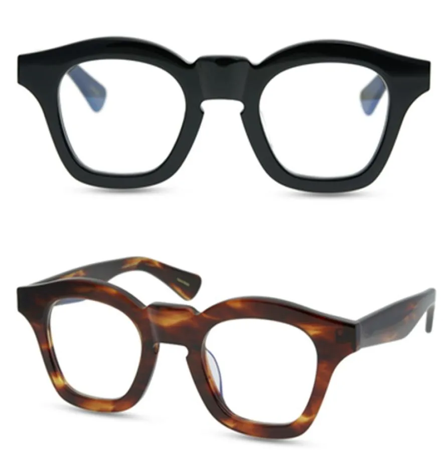 Men Optical Glasses Frame Brand Eyeglass Thick Spectacle Frames Vintage Fashion Eyewearfor Male The Mask Handmade Myopia Eyeglasse2776087