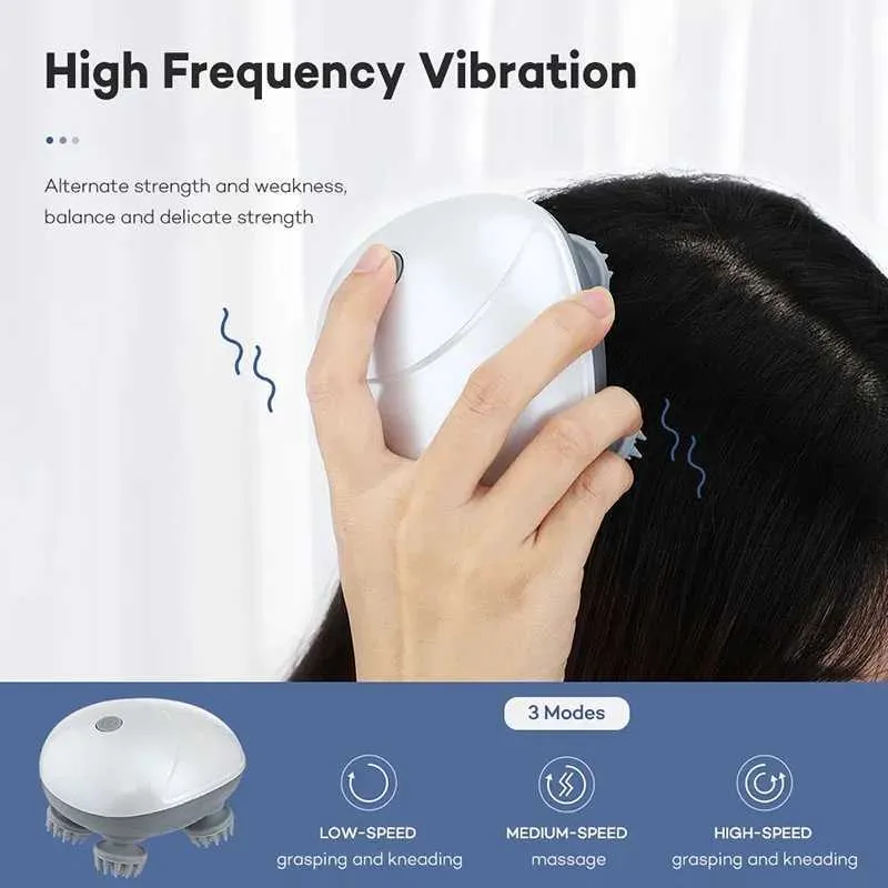 Electric Deep Tissue Massager for Head, Neck, Shoulders & Body - Kneading  Vibration - Shop Now! from Dhgate Head Massager