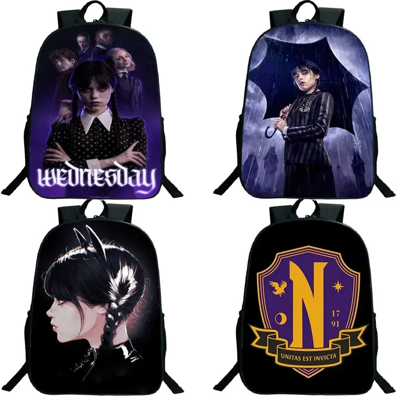 Rucksäcke Kinder Mittwoch addams schultaschen addams familiendruck rucksack primary schüler rucksacks jungen hochwertige rucksack