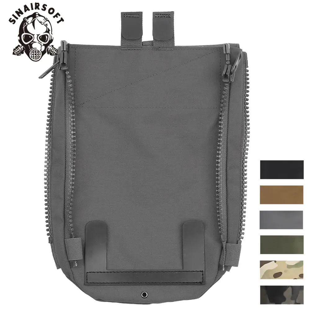 Packs Sinairsoft Adapt Back Panel Pouch pour PC V5 Plaque Carrier JPC Gift Zipon Pack Ykk Zipper Hunting Tactical AirSoft Equipment