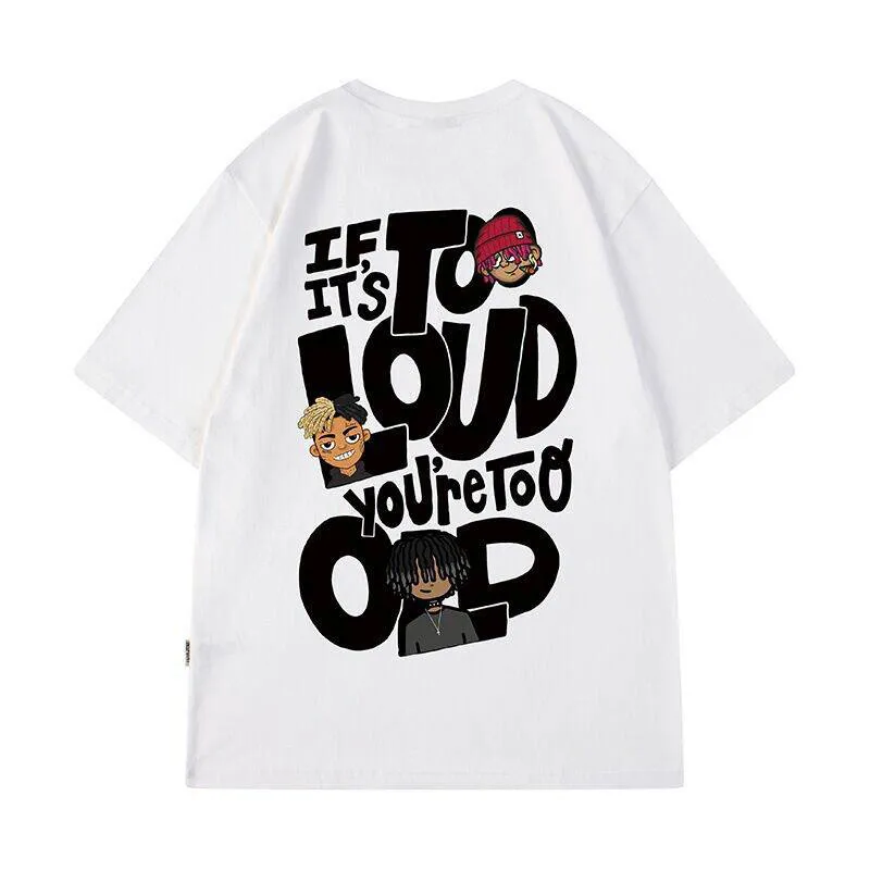 Tasarımcı Erkekler Tişört Kısa Kollu Alfabe Baskı T-Shirt Yaz Kısa Kollu Pamuk T-Shirt Sıradan Gömlek Kadın T-Shirt Kısa Kollu Büyük Boy Üst Hip Hop Sokak Giyim