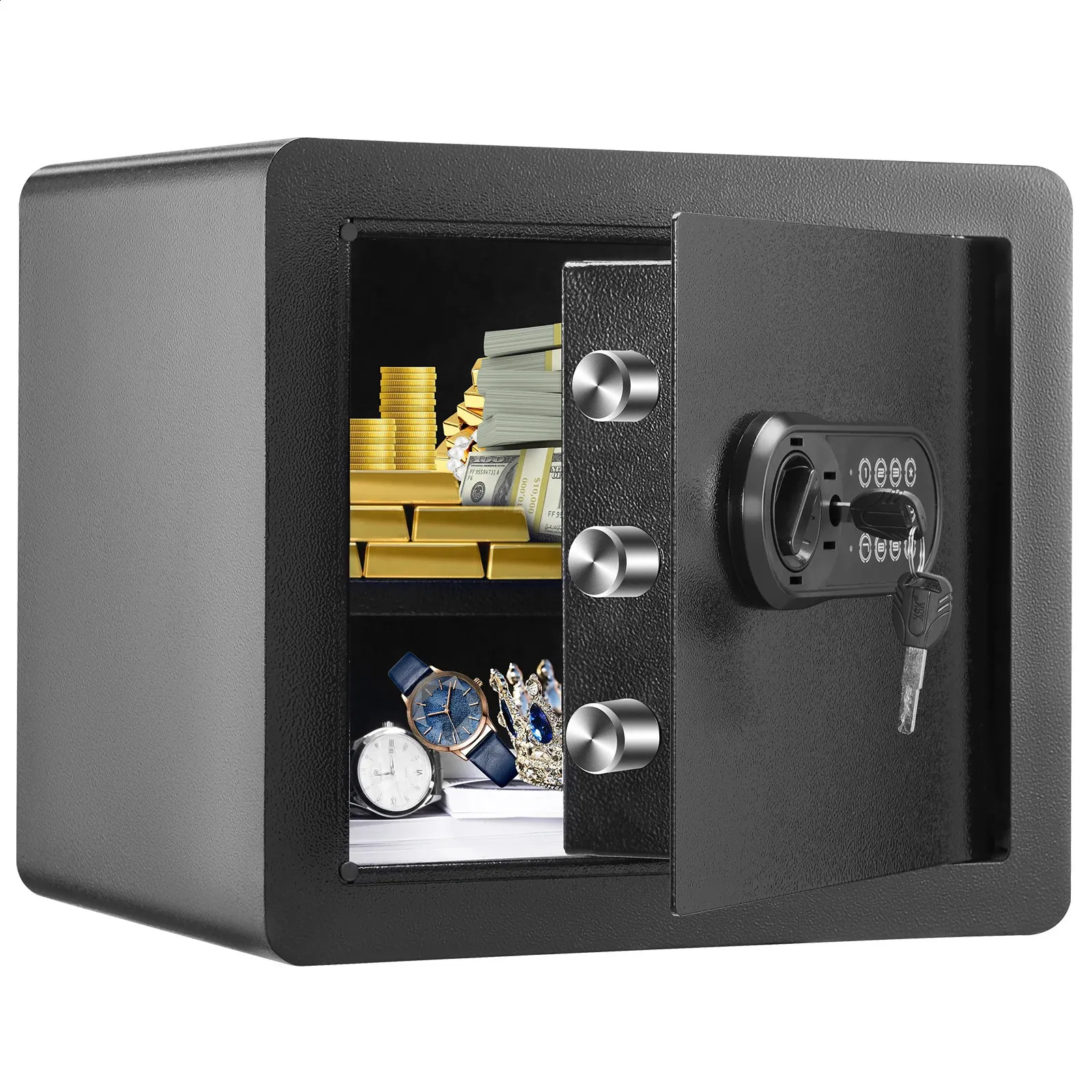 VEVOR 1205 Cubic Electronic Home Safe Deposit Box With Digital Access ...
