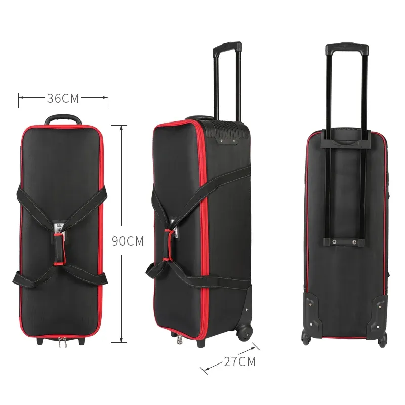 Carry-Ons Studio photography light set luggage storage bag multifunction camera bag large suitcase travel portable trolley case