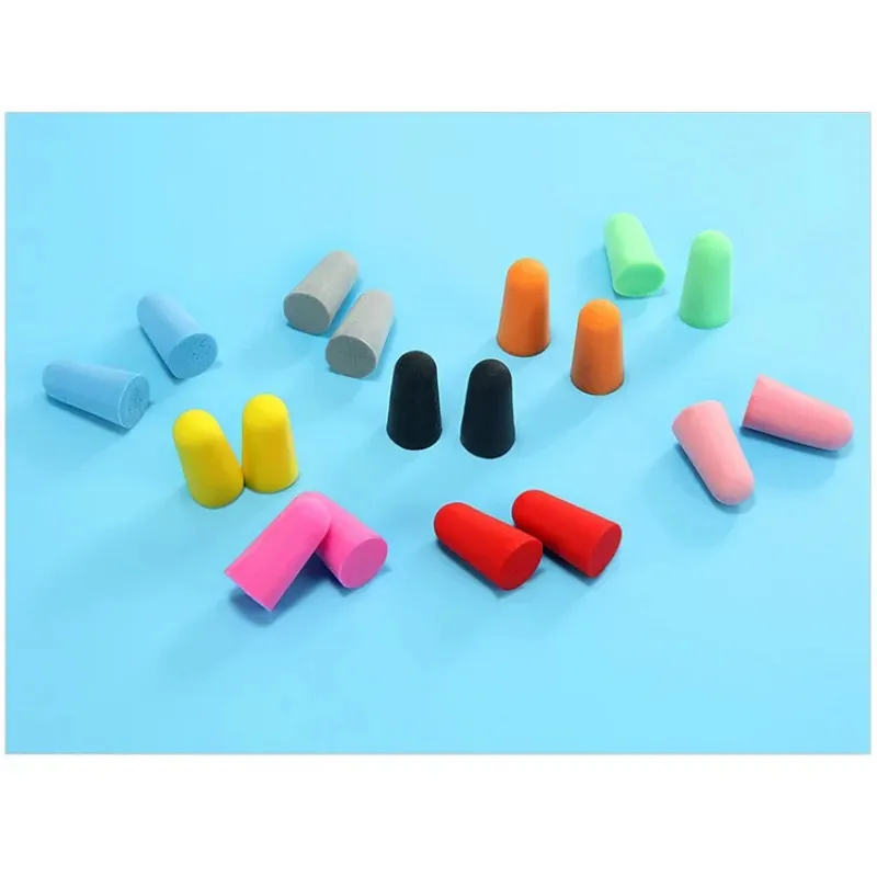 Hearing protection slow rebound noise reduction bullet sound proof earplug sponge noise proof sleep learning earplug