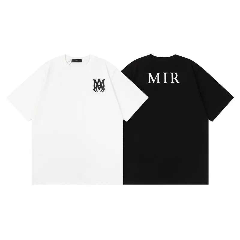 Luxury Men's’s Designer T-shirt Amirir Shirt Lettre imprimé Tee Graphic Casual High Street Men and Women Unisex Fashion T-shirts S-XL