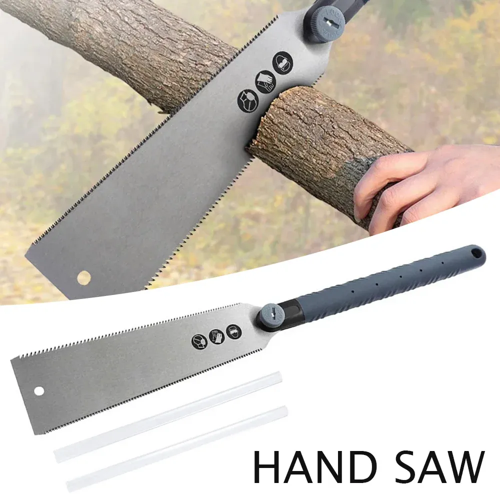 Joiners Japanese Pull Saw 10 Inch Double Edge Hand Saw SK5 Steel Flush Cut Saw Sharp Flexible Trim Saw for Woodworking Home Hand Tools