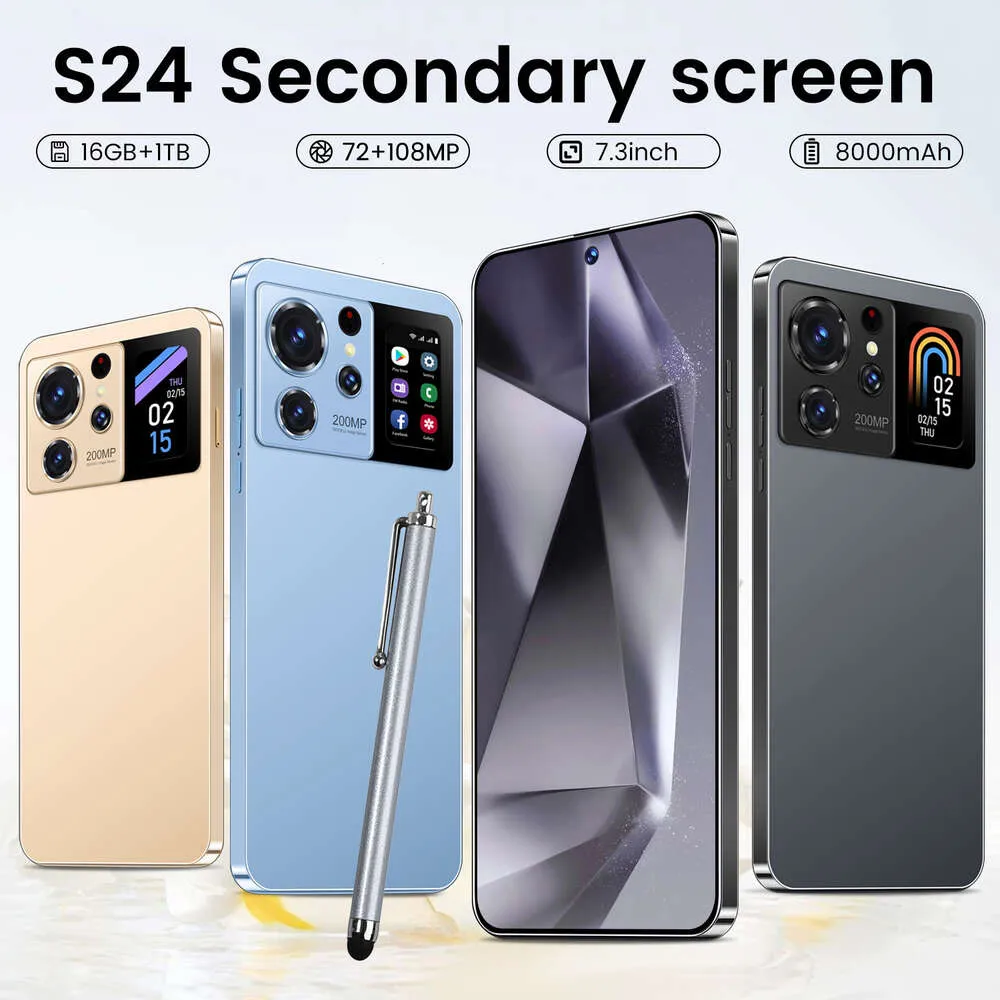 24 Inch Phone Android Smartphone S24 with 6.0-Inch Large Screen, 64GB ROM, Dual Core ...