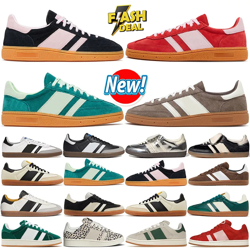 Gratis frakt designer skor män kvinnor designer spezial sneakers låg topp leopard brun vit svart grön grå röd mens casual tränare jogga promenader