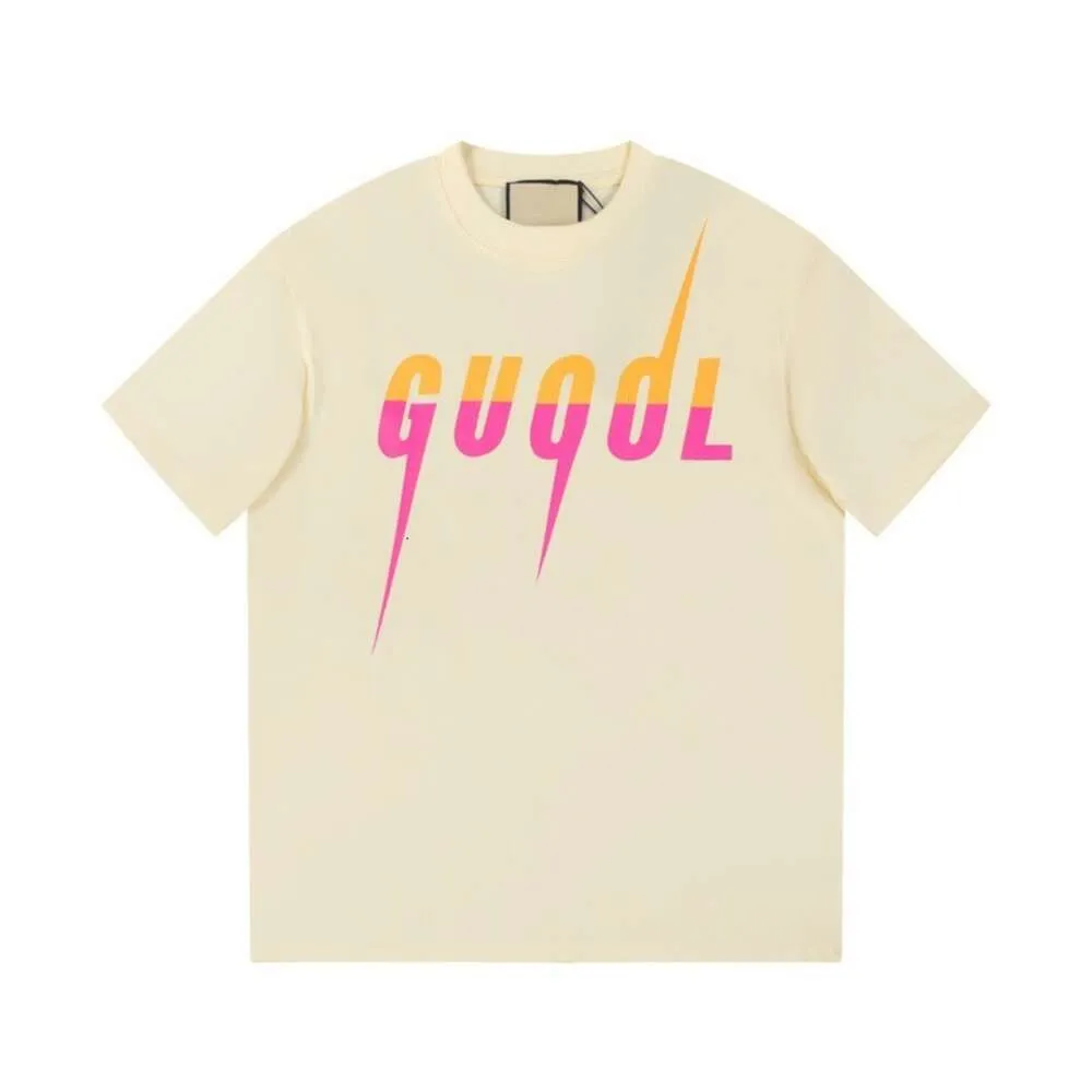 Designer Verified Version of G Family 24 Spring/Summer Limited Edition Short Shorted T-shirt UNISEX stampato di alta qualità, Classic Versatile