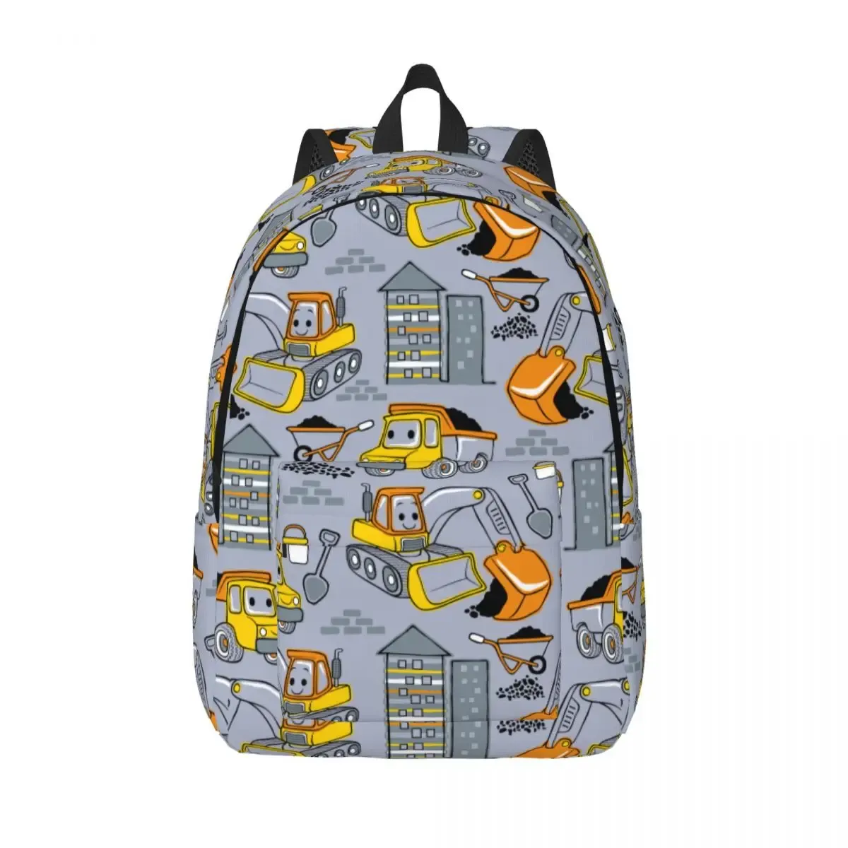 Rugzakken cartoon graafmachine rugzak voor jongens bouwvoertuigen cartoon voor kinderen schoolbag bookbag daypack