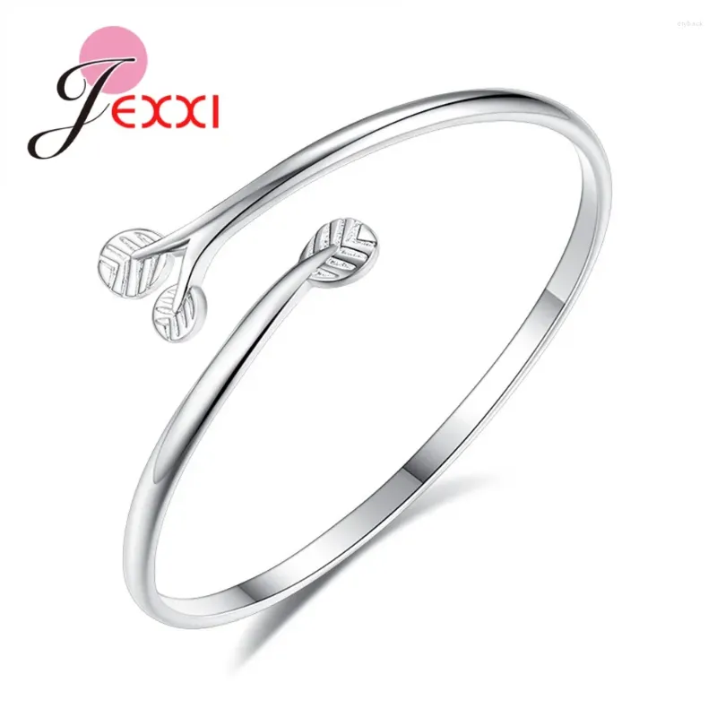 Link Armbanden Koreaanse trend Women 925 Sterling Silver Tree Branch Verstelbare armband Opening Bangle For Girls Jewelry Friendship Gift