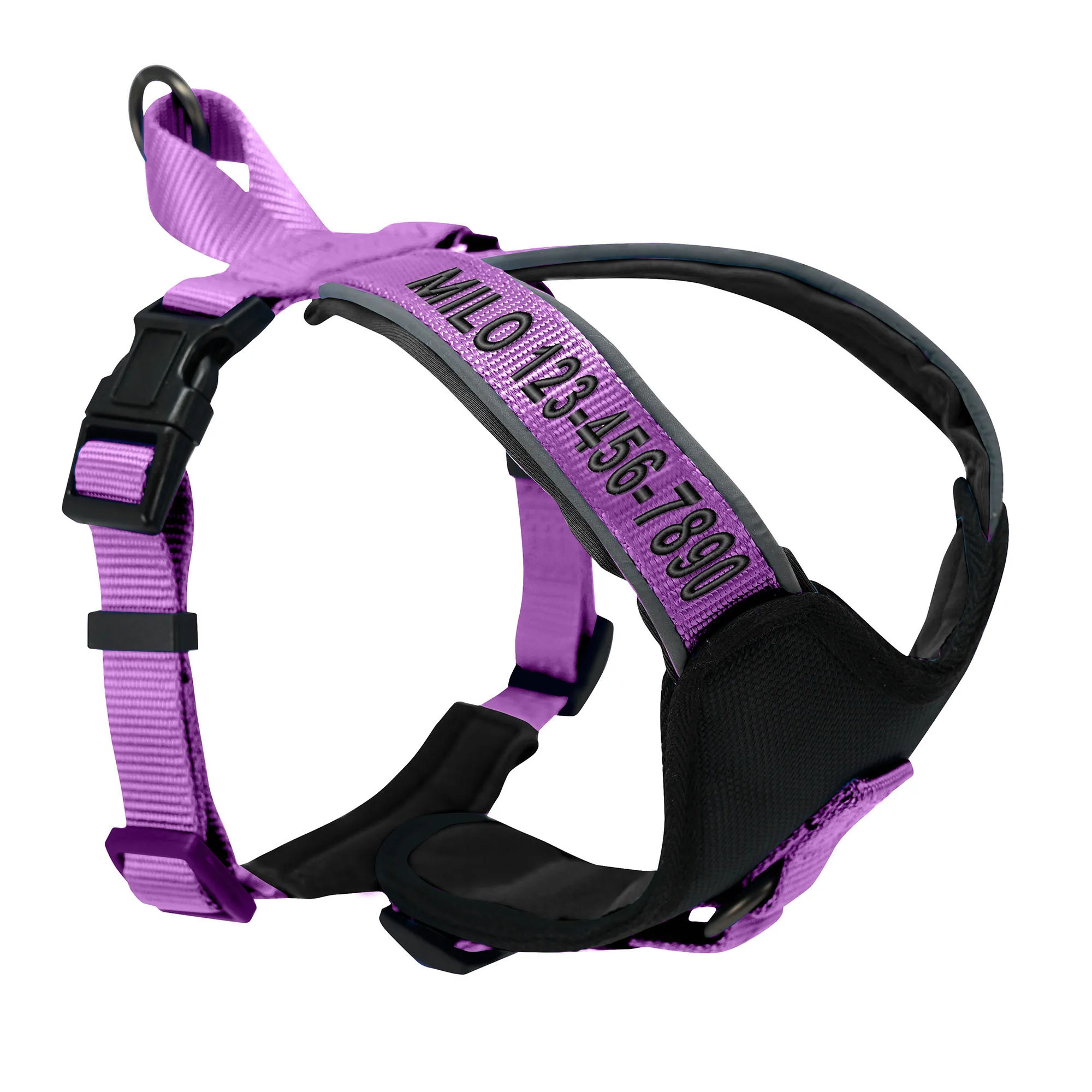 Save Big on Bulk Purple Dog Harness Pawtitas Purple Orchid Personalized  Padded Dog Harness, Medium Best Deals on DHgate