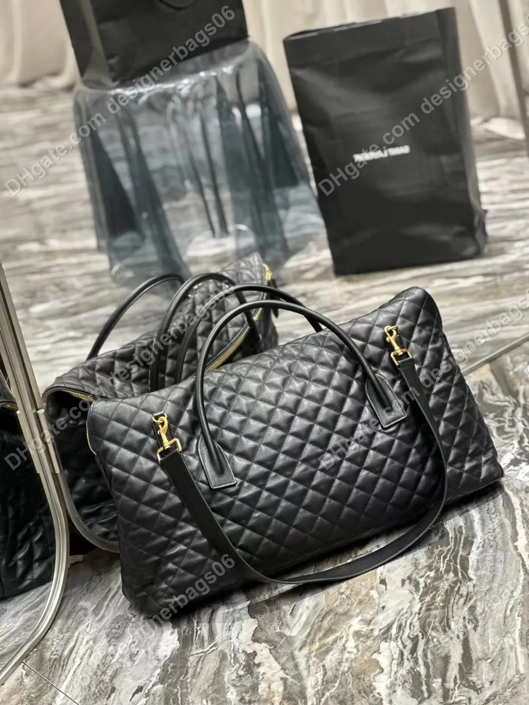 Oversized leather duffle bag deals