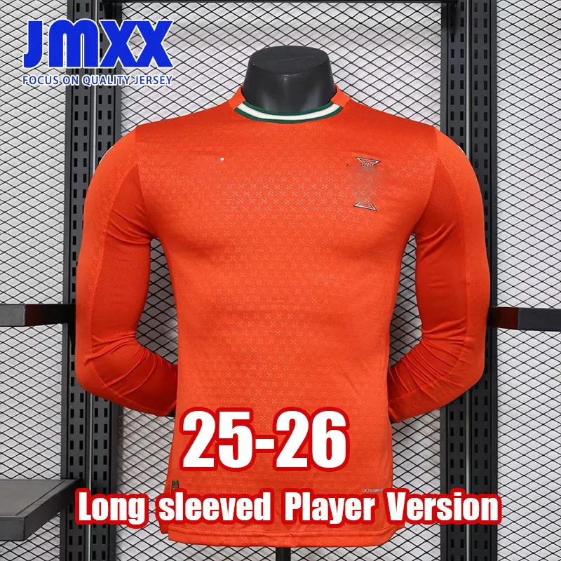 Portugal /25 Soccer Jersey Long Sleeve Home Away, Mens - Main Image