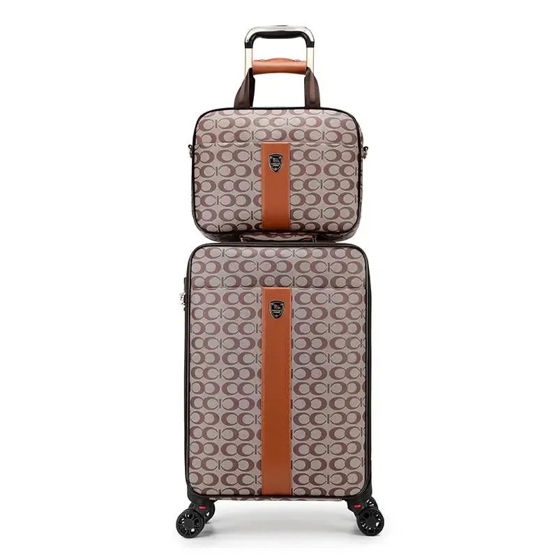 Bagage High Grade koffer Vrouwelijke mode Male reisbagage Pull Rod Box Trolley Carry door met handtas Luxe 16/20/24 Boarding Case