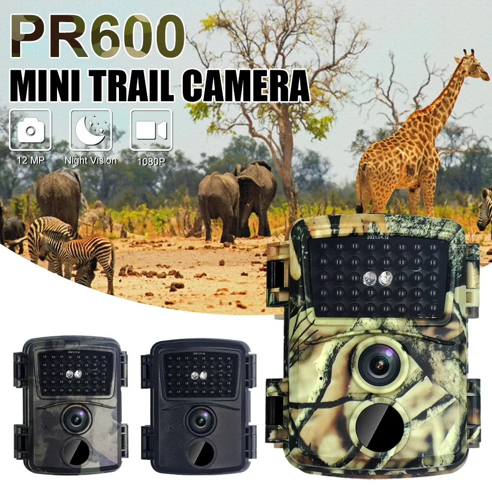 Outdoor Mini Pr100 Trail Camera With HD 12MP, Infrared Night Vision