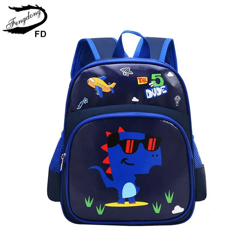 Çantalar fengdong sevimli hayvan sırt çantası dinozor okul çantaları çocuklar için 36 yaşındaki erkekler ilkokul sırt çantası küçük kız okul çantası