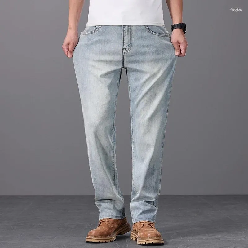 Jeans masculin COTE ICE et confortable: lâche droite pour les hommes Perfect Summer par Lail