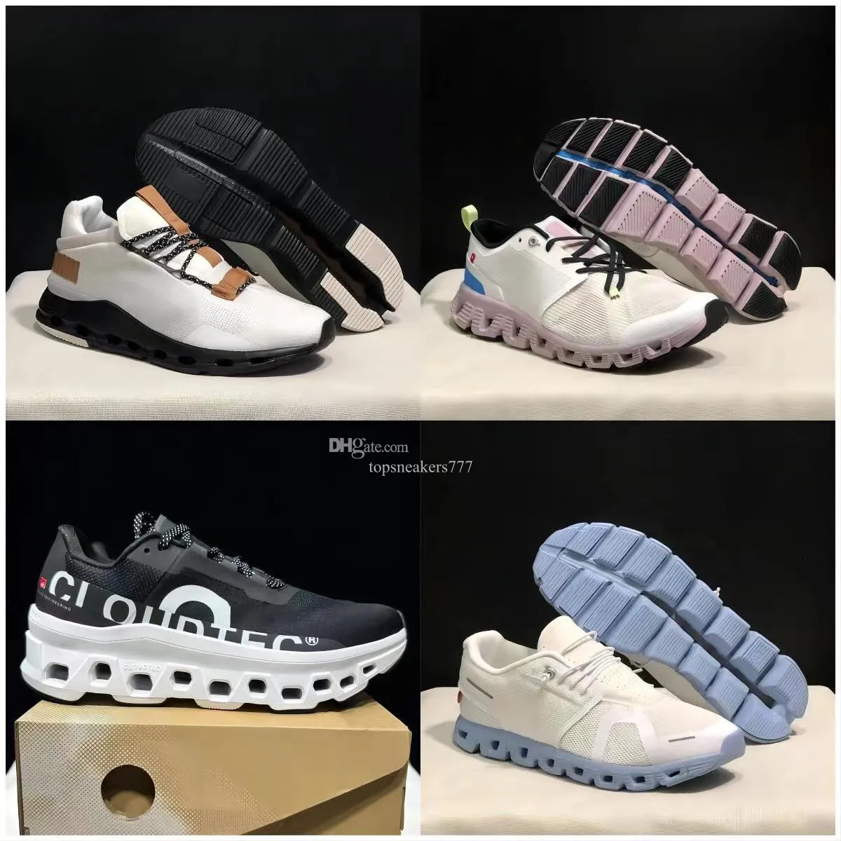 2024 Design Men Women Running Shoes Running Black Brancos azuis laranja cinza nuvens x1 x3 meninos femininos monstro monster Novas Runner Sports Sports S Sapatos Dhgate Runner X5