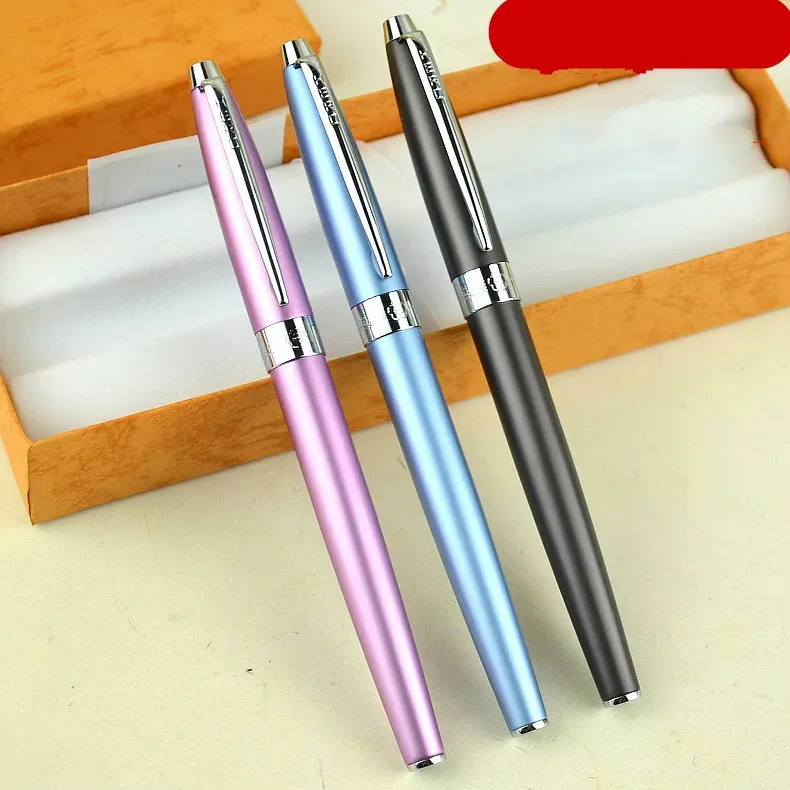 Pennen Hoge kwaliteit Fountain Pen inktpen 0,38 mm Fel kleurrijke echte held Iraurita Nib Student Stationery Writing Pen Business Gift