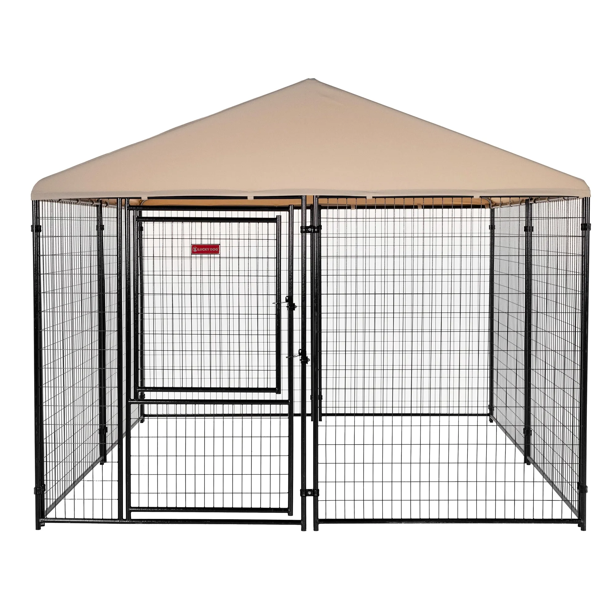 Extra Large Dog Kennel: 120 Presidential Kennel Khaki, Durable