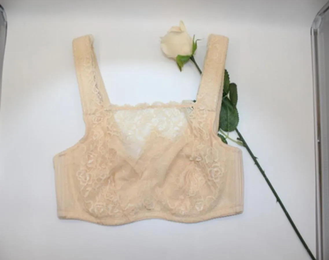 high quality sexy seethrough lace bra for shemale transgender wear with onepiece silicone breast forms7959332