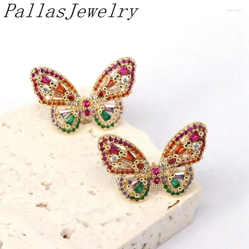 Серьги для гриппа 5pairs Luxury Micro Pave Multi Color