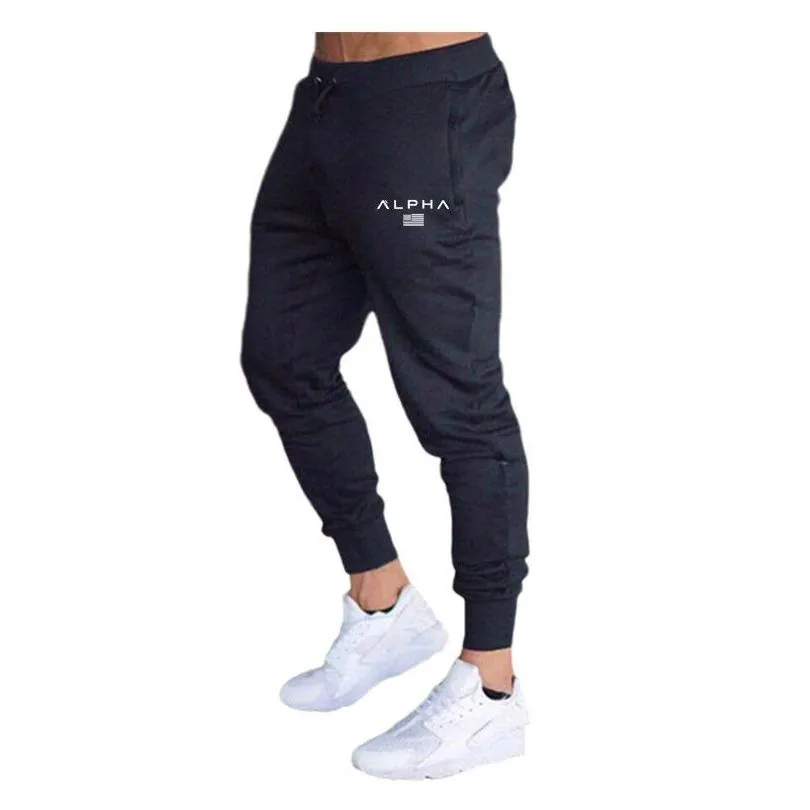 Herrenhosen Designer Joggers Fitnessstudios Casual Elastic Muscle Cotton Männer Fitness Workout dünne Jogginghosen Hosen Jogger Bodybuilding Dro otwgb