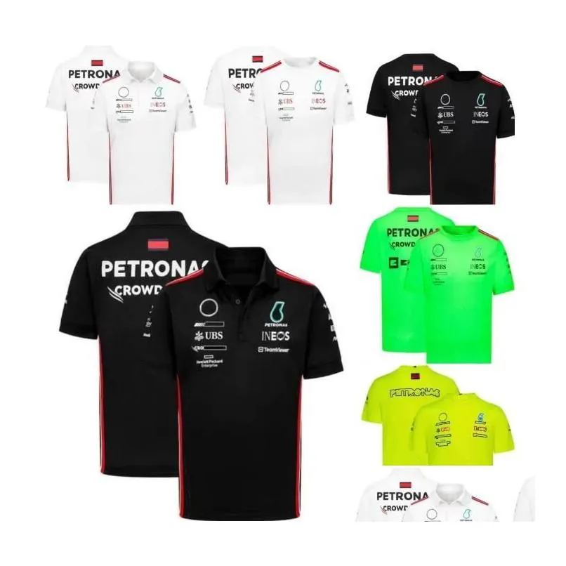 Mens Polos Joh4 S F1 Racing T-Shirt New Team Shirt Same Style Customization Drop Delivery Apparel Clothing Tees Dh7Il