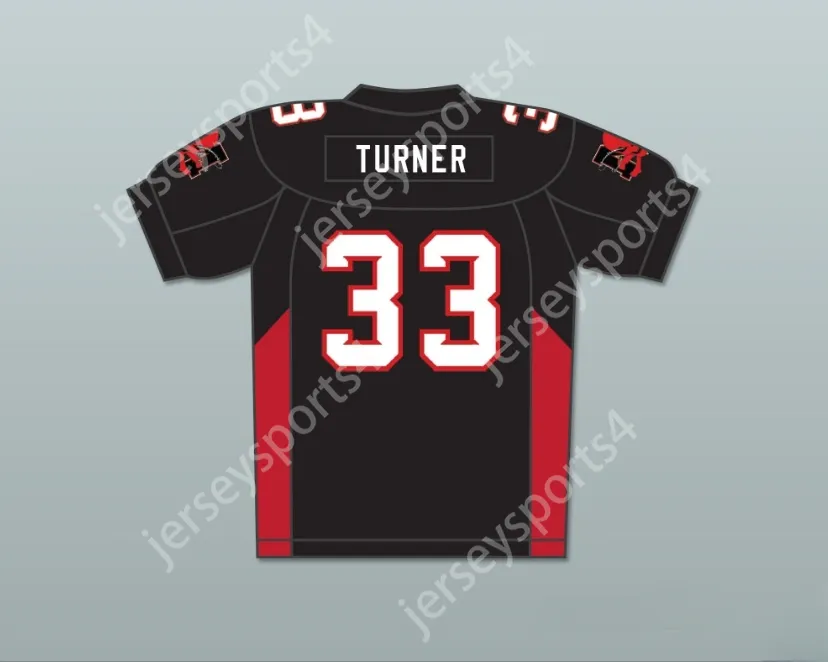 CUSTOM ANY Name Number Mens Youth/Kids 33 Turner Mean Machine Convicts Football Jersey Includes Patches Top Stitched S-6XL