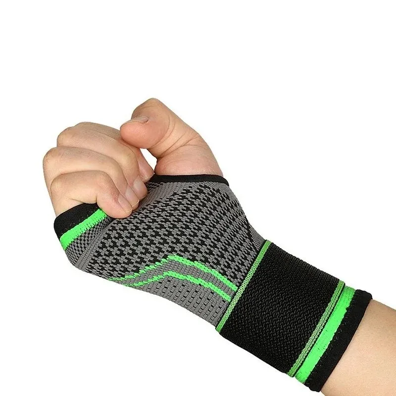 Fitness Gloves with Wrist Support Fingerless Gym Wristband Protector ...