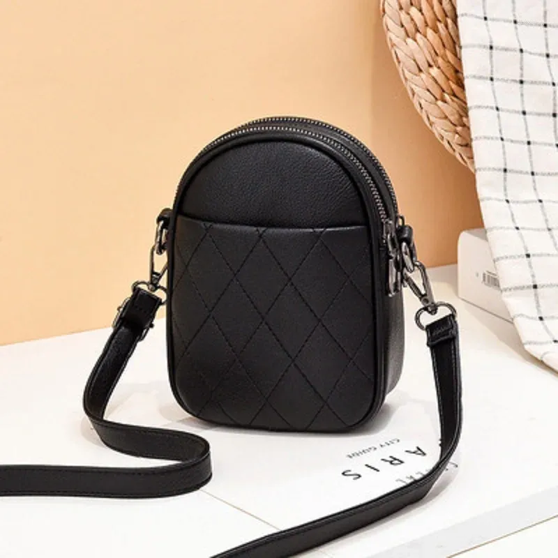 Torebka skórzana kraciastka damskie ramię w torbie crossbody crossbody panie małe pieniądze torebki torebki bolsos feminina bolsas dla dziewcząt